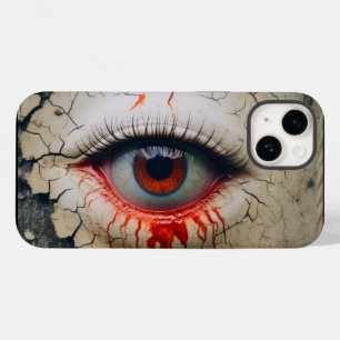 Halloween One-Eyed Crying Blood iPhone Case