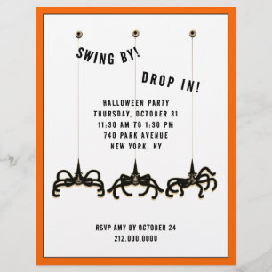 Halloween Open House Flyer