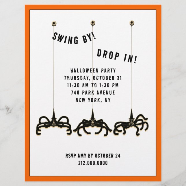 Halloween Open House Flyer (Front)