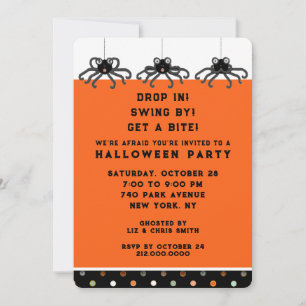 Halloween Open House Invitation