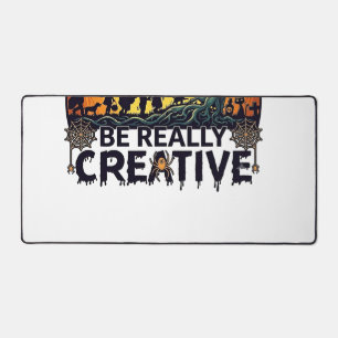 Halloween Opportunity Be Really Creative Witch Tre Desk Mat