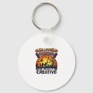 Halloween Opportunity Be Really Creative Witch Tre Key Ring