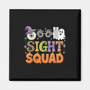 Halloween Optometrist Sight Squad Shirt Optometry  Magnet