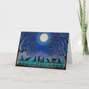 Halloween or any day Frameable Greeting Card