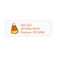Halloween or Thanksgiving Candy Corn Labels