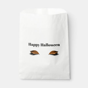 Halloween Orange Glitzy Eyes Favour Bags