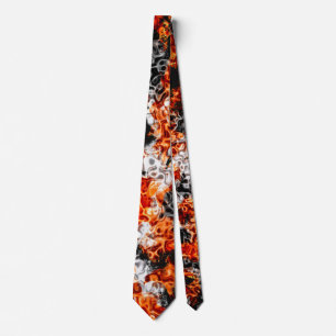 Halloween Orange Glow Tie