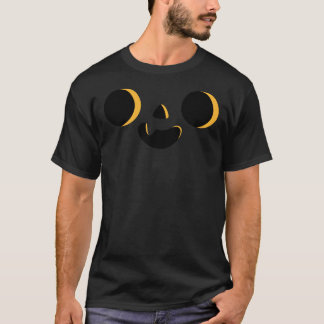Halloween Orange Happy Cool Pumpkin Face Emoji By  T-Shirt