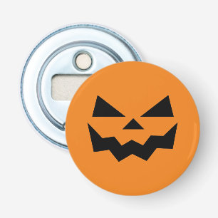 Halloween Orange Jack-o-lantern pumpkin face Bottle Opener