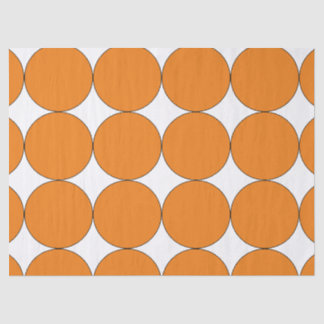 HALLOWEEN ORANGE LARGE CIRCLE TISSUE PAPER
