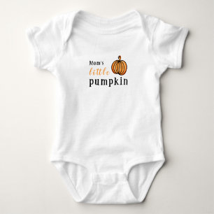 Halloween Orange Little Pumpkin Baby Bodysuit