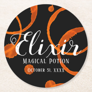 Halloween Orange Potion Coaster
