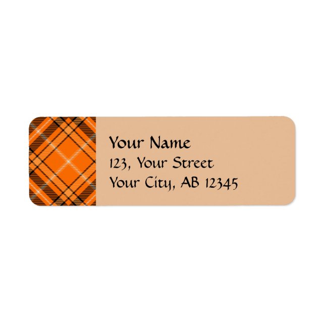 Halloween Orange Tartan (Front)