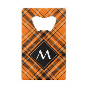 Halloween Orange Tartan