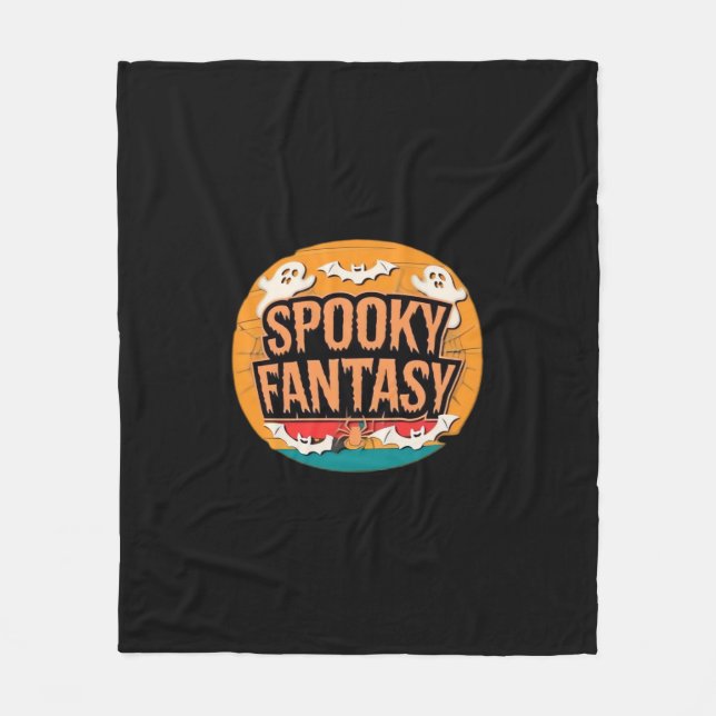 Halloween Orchestra Classic T-Shirt Fleece Blanket (Front)