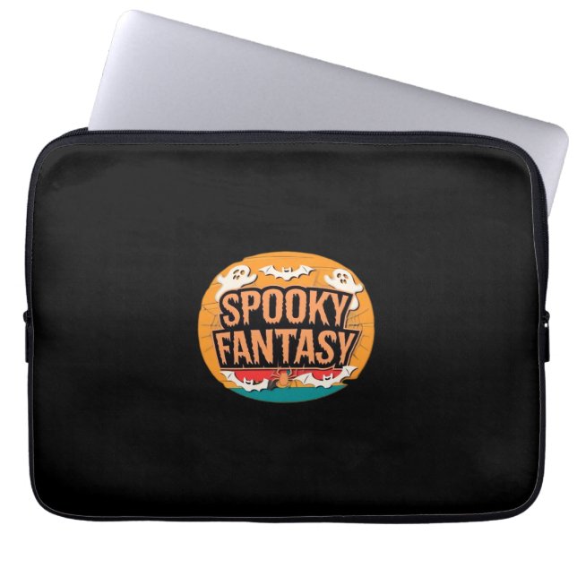 Halloween Orchestra Classic T-Shirt Laptop Sleeve (Front)
