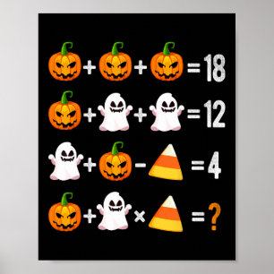 Halloween Order Of Operations Math Halloween Teach Poster