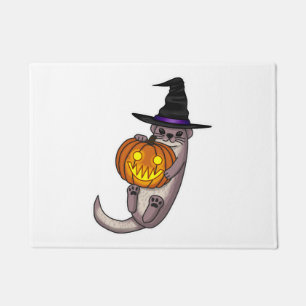 Halloween Otter Doormat
