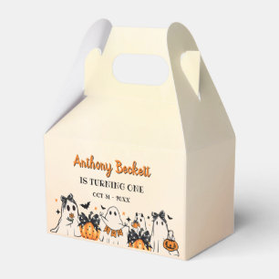 Halloween Our Little Boo 1st Birthday Party Favour Box