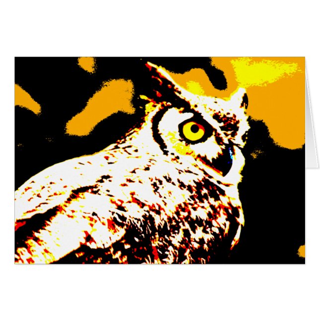 Hallowe'en Owl (Front Horizontal)
