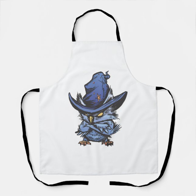 Halloween owl  apron (Front)