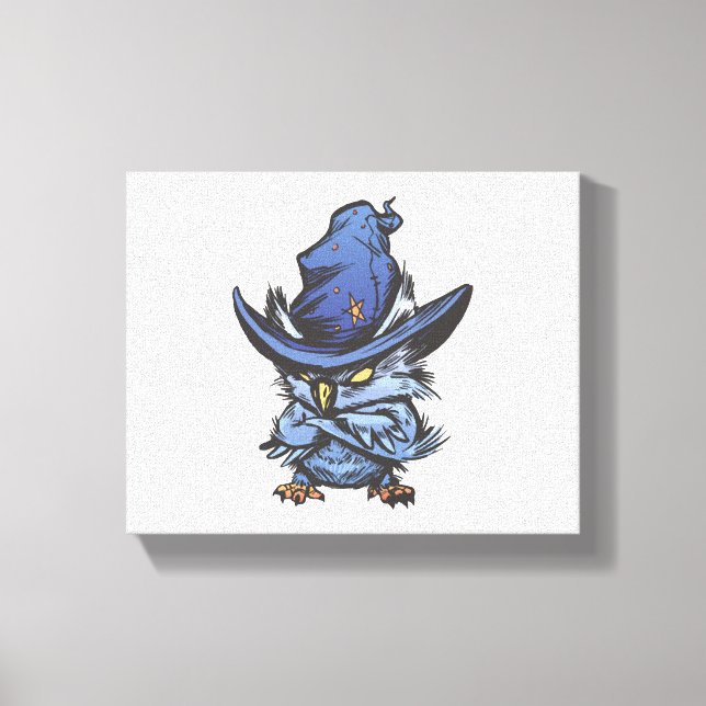 Halloween owl  canvas print (Front)