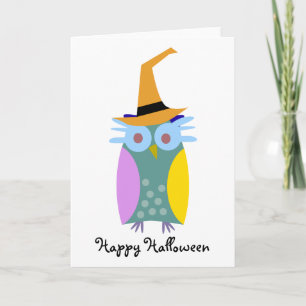 halloween owl card