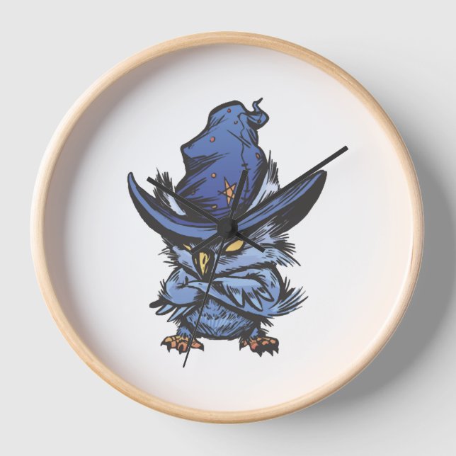 Halloween owl  clock (Front)