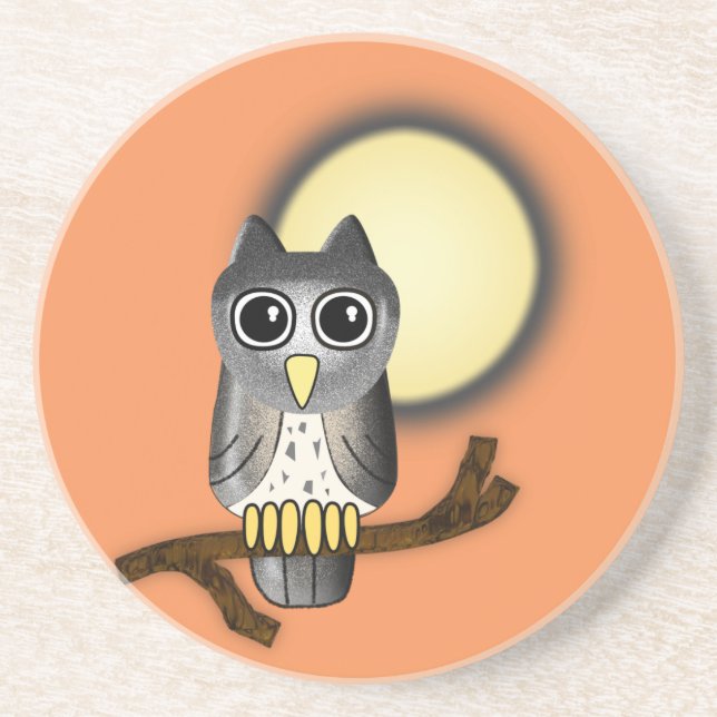 Halloween Owl Coaster (Front)
