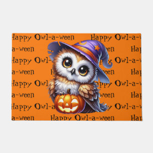 Halloween Owl Doormat
