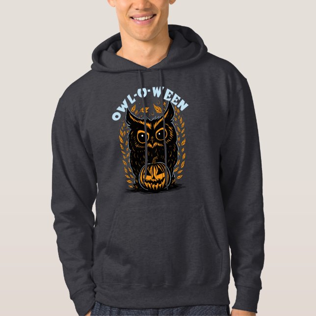 Halloween Owl Hoodie (Front)