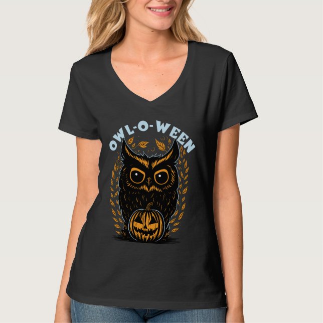 Halloween Owl T-Shirt (Front)