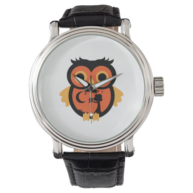 Halloween Owl   Watch (Front)