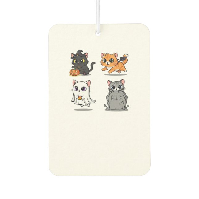 Halloween Pack  Spooky and Festive Graphic Bundle  Car Air Freshener (Front)