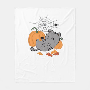 Halloween Pack Spooky and Festive Graphic Bundle Fleece Blanket