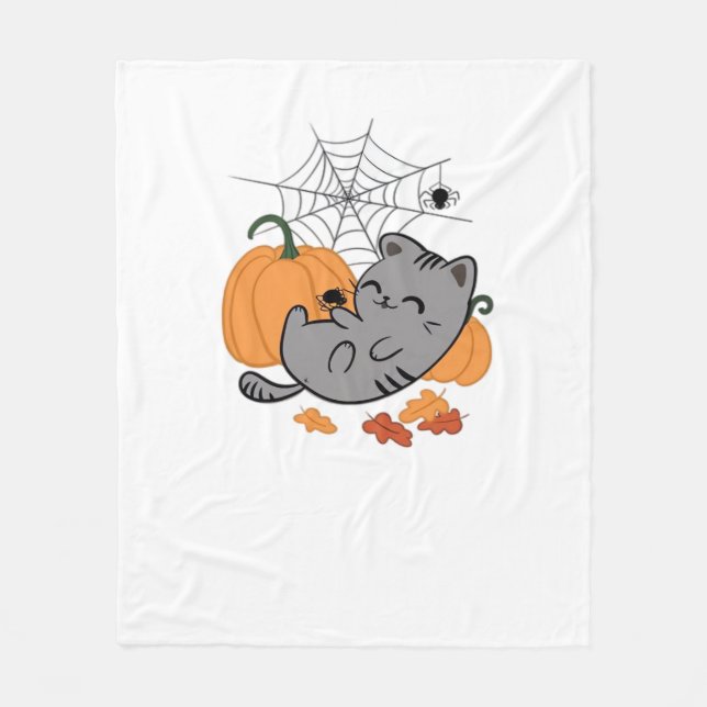 Halloween Pack  Spooky and Festive Graphic Bundle  Fleece Blanket (Front)