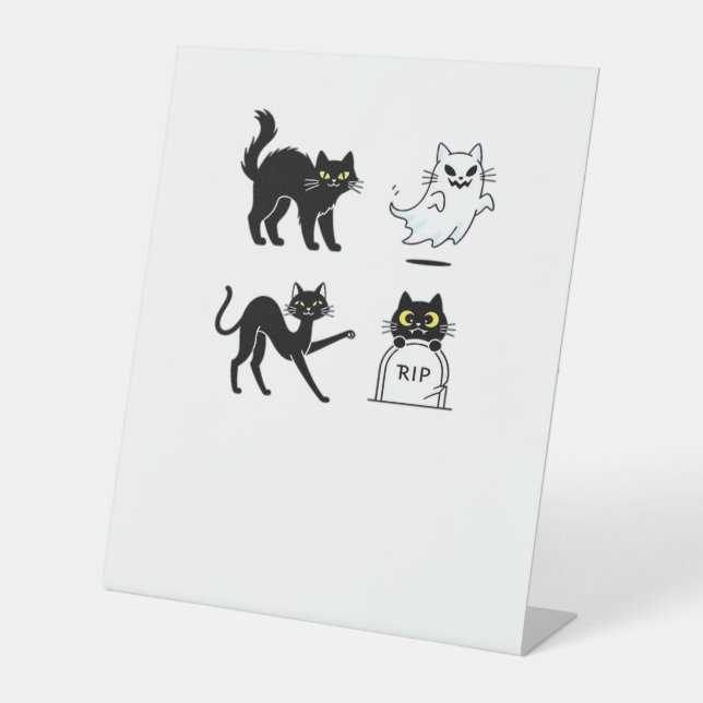 Halloween Pack  Spooky and Festive Graphic Bundle  Pedestal Sign (Front)