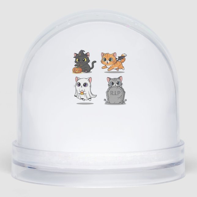 Halloween Pack  Spooky and Festive Graphic Bundle  Snowglobe (Front)