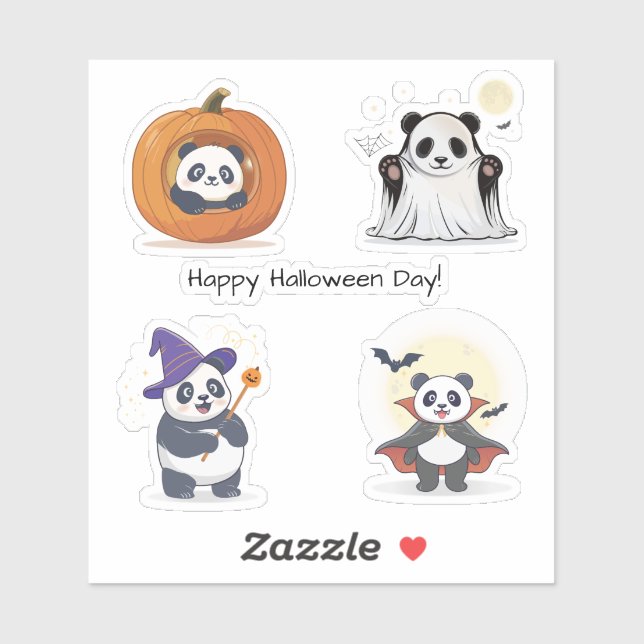Halloween Panda Collection (Sheet)