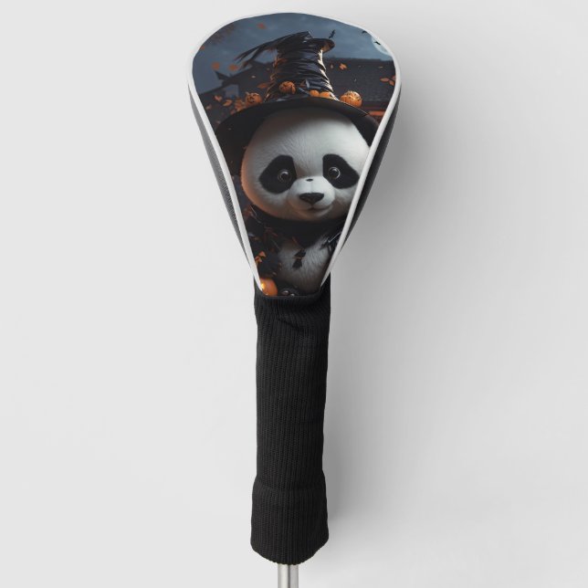 Halloween panda golf head cover (Front)