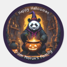 Halloween Panda Magic