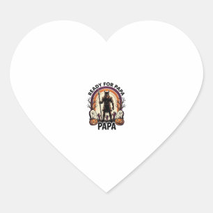 Halloween Papa Shirt Vintage Graveyard Sunset Desi Heart Sticker