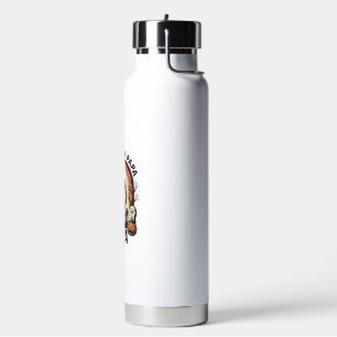 Halloween Papa Shirt Vintage Graveyard Sunset Desi Water Bottle