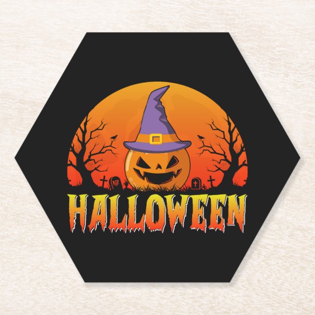 Halloween                                    paper coaster (Front)