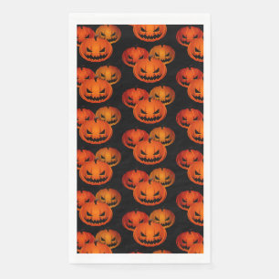 Halloween Paper Guest Towel-Scary Pumpkins Napkin
