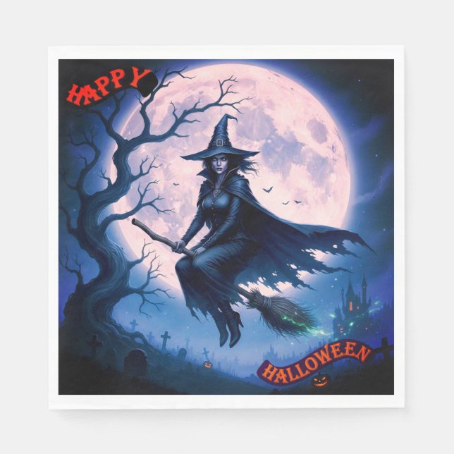 Halloween Paper Napkin  (Front)