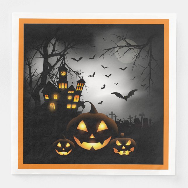 Halloween Paper Napkins (Front)