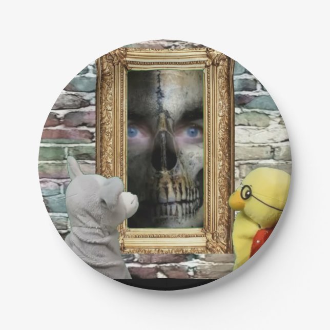 Halloween Paper Plate (Front)