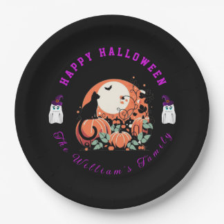 Halloween paper plate