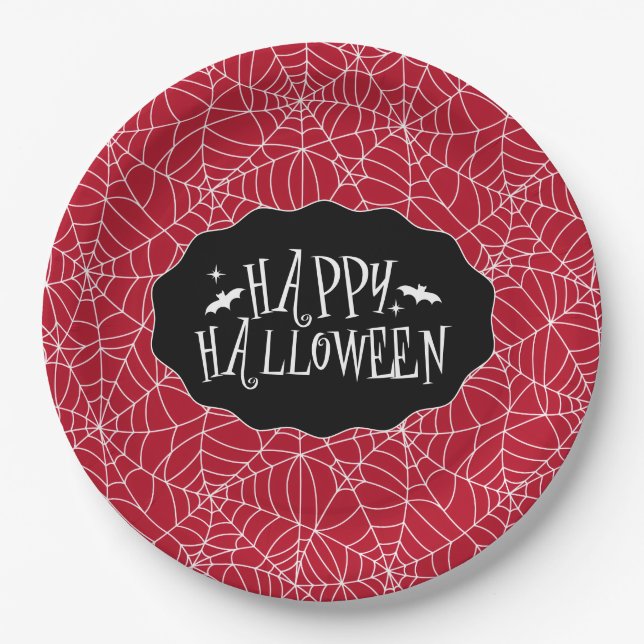 Halloween  paper plate (Front)